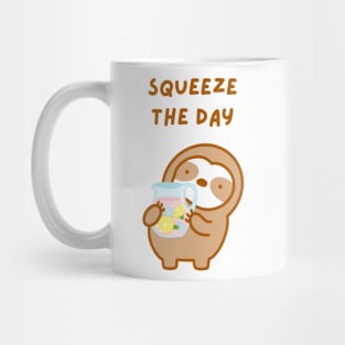 Squeeze the Day Pink Lemonade Sloth Mug